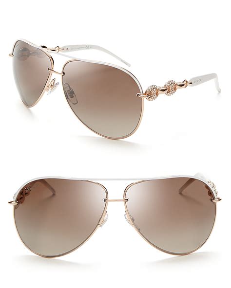 gucci aviators chain worn|Women's Gucci Aviator Sunglasses .